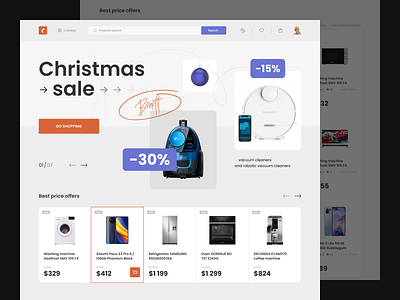 Electronic Device Store b2c card design device e commerce electronic electronic marketplace filters interface marketplace price product design sale store ui ux web web design