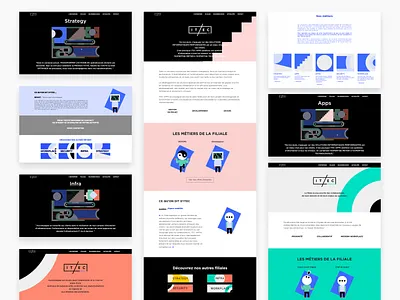 ITEC - website design and development colors landing minimal modern ui ux web web design web page web ux website