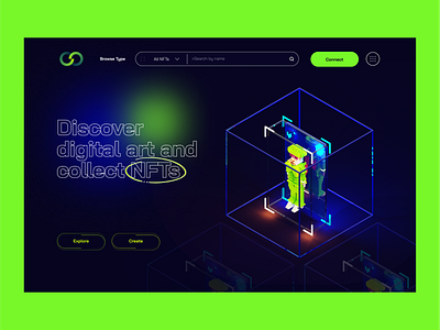 NFT Web 3d branding crypto eth graphic design illustration nft punk ramonyv ui