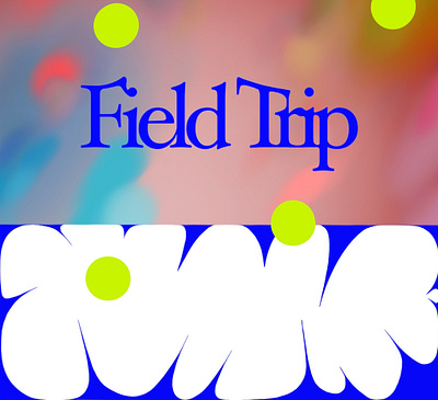 Field Trip floral graphic design illustration logo nature