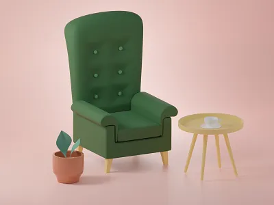 3D SOFA 3d c4d illustration