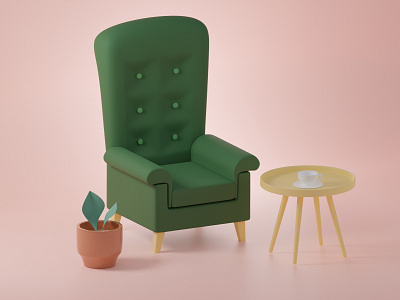 3D SOFA 3d c4d illustration
