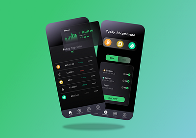 crypto app concept(challenge) acechallenge challenge concept crypto dotchallenge ui uidesign