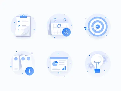 Project Management Icon deadline design features file flat goals icon iconography idea illustration management minimal presentation project project management schedule