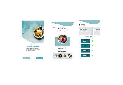 Diet App ui
