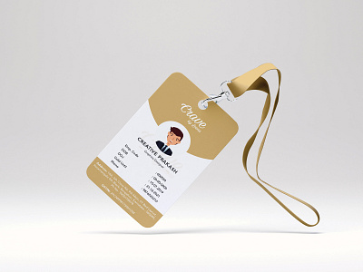 Company ID Card design graphic design vector