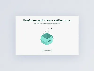 Daily UI - 404 Page 404 404 page box brush daily ui error fly grain illustration illustrator isometric isometric illustration textured ui ui design webdesign