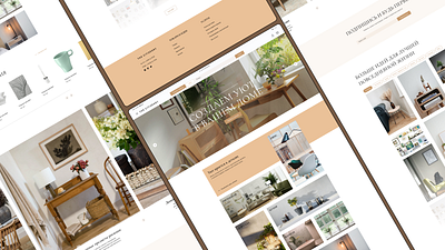 Home Decor design home decor minimalism serif ui ux webdesign