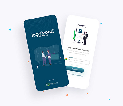 Business Connect App Design adobe xd app branding business connect design login signup ui ux