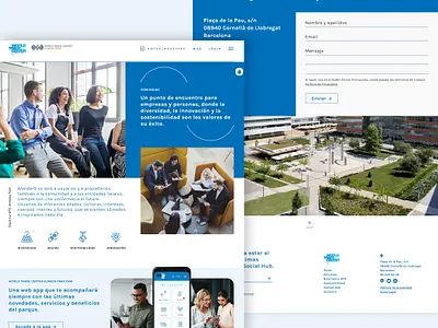 WTC Almeda Park branding ui