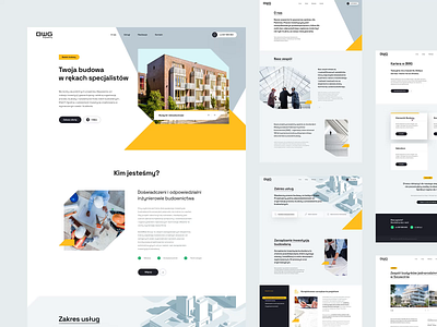 BWG Website animation architecture branding construction design illustration landing page logo poland ui ux visiontrust web webdesign webdesigner website website animation