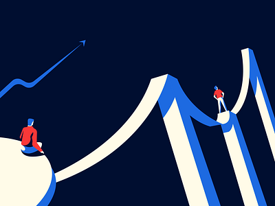 Metrics - illustration adobe illustrator character data flat graph graphic design growth illustration illustrator insights marketing metrics sales visual design