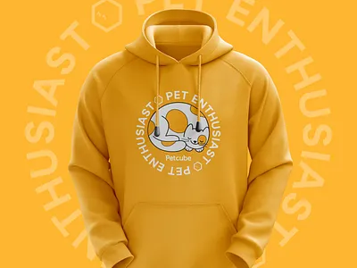 Cat Hoodie for Petcube animation cat cat illustration cute design hoodie illustration kitten merch merch design petcube pets pets illustration