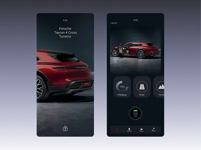 Daily UI 34 | Car Interface app branding design ui