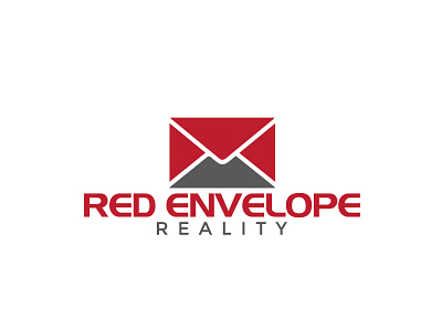 Red envelop reality logo design badge branding design graphic design illustration logo logo design ui ux vector