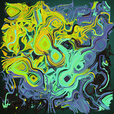 Broken Flows abstract flowfield generative javascript paint