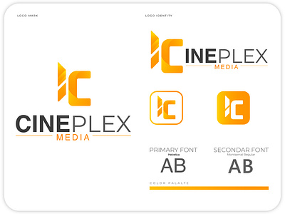 Logo Design For "CINEPLEX Media" Company. brand branding cinema logo design graphic design illustration inspiration logo logo idea media logo minimalist logo news brand news logo vector video editing logo