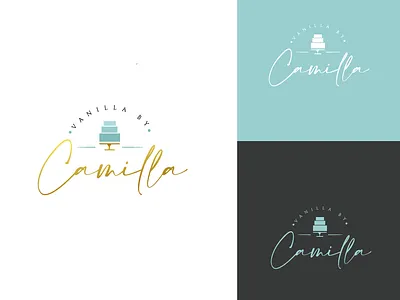 Vanilla by Camilla graphic design logo