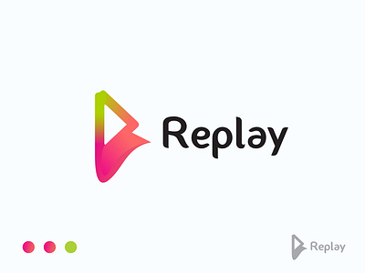 R + Play icon (Replay) app icon app logo icon best logo branding business company colourful logo creative design graphic design illustration logo agency logo mark logodesigner logoinspirations logotype minimal play logo r play icon r letter logo r logo icon