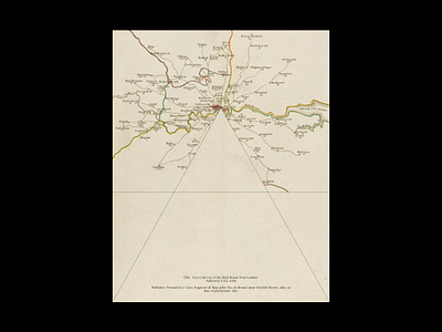 High Roads archives art collage contemporary design graphic design illustration map minimal photoshop plakat poster poster art poster design print screen print simple simplicity typography zine