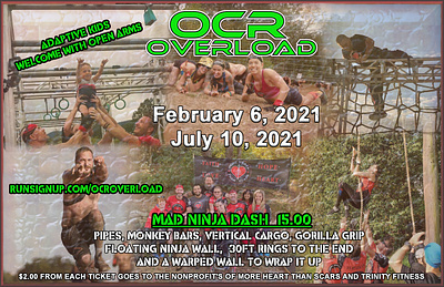 Flyer for OCR Overload ad branding design flyer