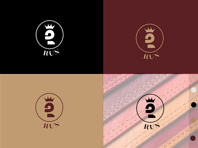 RUN - An iconic logo for leather products brand branding design iconic logo leather logo visual identity