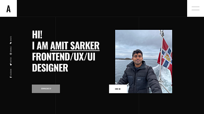 Personal Portfolio Website flat personal portfolio web web design