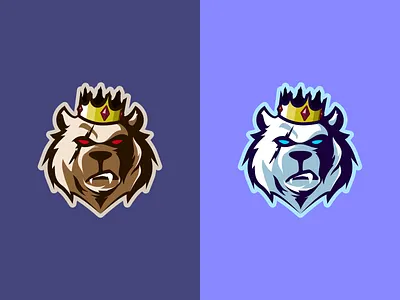 Bear Gaming Logo bear branding gaming illustration logo vector