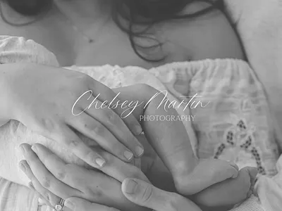 Chelsey Martin Houston Photographer Branding branding design illustration logo maternity photographer maternity photography photographer photographer brand design photographer logo design portrait photographer script script logo typography vector