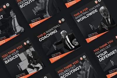 EuroLeague coaches branding creative design design illustration modern design web webdesign
