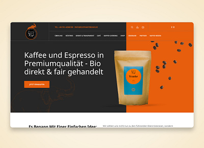 Elephant beans / e-commerce creative design design homepage design modern design ui web webdesign