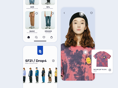 Qazaq Republic App app brand clothing fashion mobile shop store ui