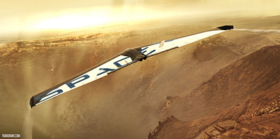 Space X Plane 2 branding concept art design illustration