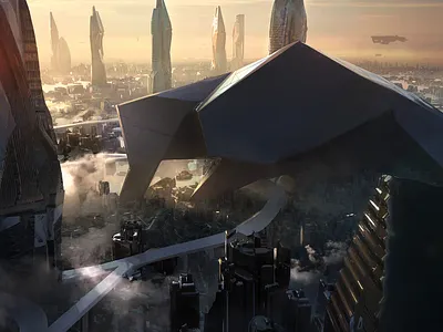 City 1 concept art design illustration