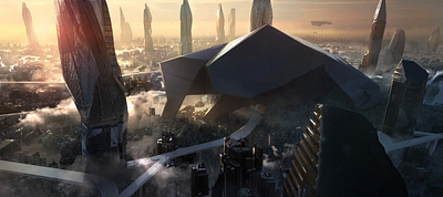 City 1 concept art design illustration