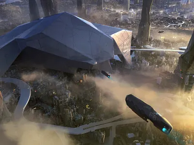 City 2 concept art design illustration