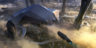 City 2 concept art design illustration