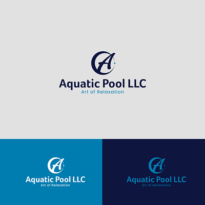 Letter A for Pool Company branding design graphic design logo logo design vector