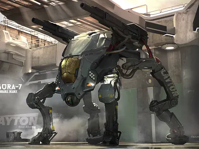 Agura-7 concept art design illustration logo