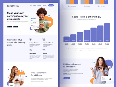 Social Money Web [Live🔥] affiliate products bussiness clean design digital products earning earning web instagram landingpage like instagram make money profile promote promotion social social media channel social media web ui ux web