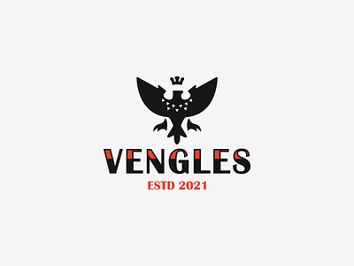 VENGLES artwork brand identity busines card coreldraw crfeative design eagle eaglelineart eaglelogo eaglemonoline eaglevintagelogo illustration logo sketch