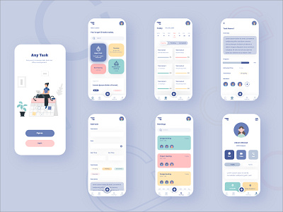 Task Management App app mobile app task management app ui ux