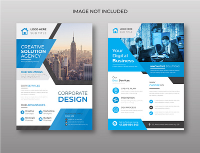 Corporate Business Flyer Template a4 add business corporate design flyer graphic template