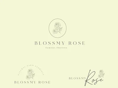 Blossomy Rose branding logo