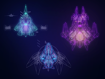 Spaceship signatures UI aliens cg concept cyberpunk digital art drawing futuristic futuristic ui game gamedev graphic design illustration neon sketches space space invaders spaceship starship ui ui design