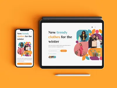 Clothing Brand Responsive Design 3d animation branding design ecommerce graphic design illustration illustrator logo minimal motion graphics ui uiux user experience user interface ux uxui vector visual design