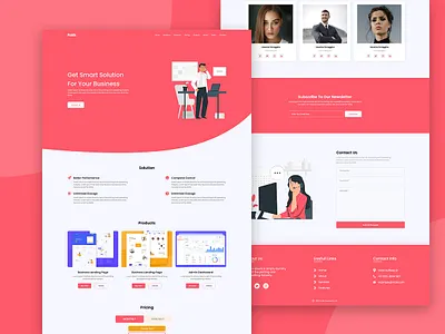 Publik Business Landing Page agency landing page design business landing page design creative landing pages figma landing page landing page design landing page design agency landing page responsive landing page ui minimalist landing page website landing page design