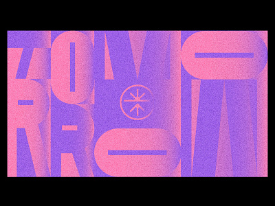 Tomorrow design geometry layout logo texture type