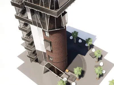 DUNTES SQUARE TOWER | CONCEPT PROJECT architecture building city concept design multifunction project square tower urbanplanning