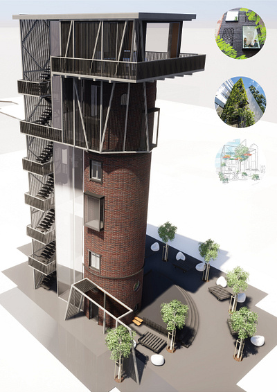 DUNTES SQUARE TOWER | CONCEPT PROJECT architecture building city concept design multifunction project square tower urbanplanning